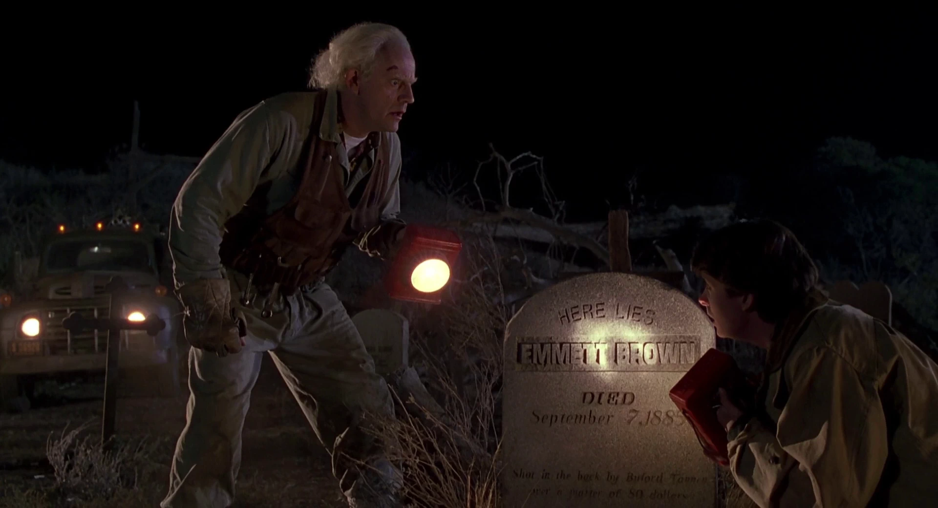 Back to the Future III - Doc's Tombstone Scene