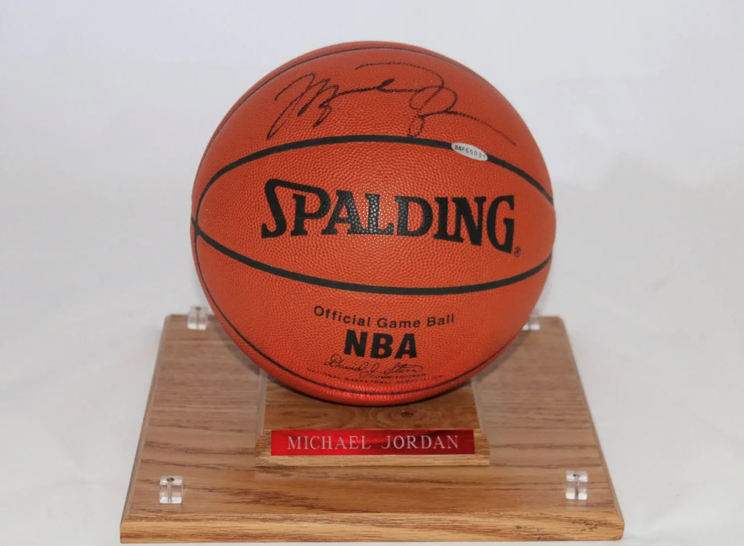 Michael Jordan's signed basketball