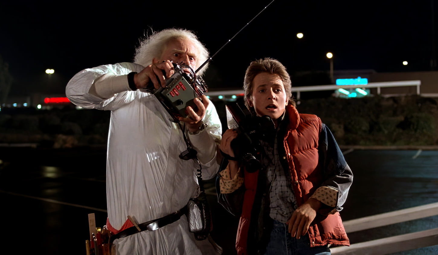 Back to the Future: Marty and Emmett Brown