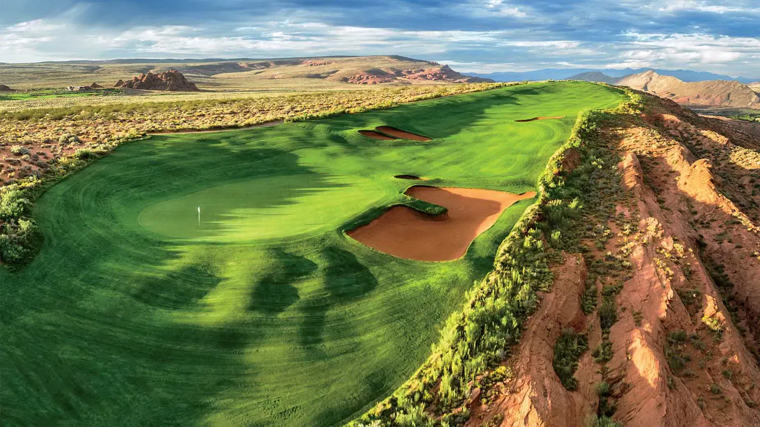 Desert golf course