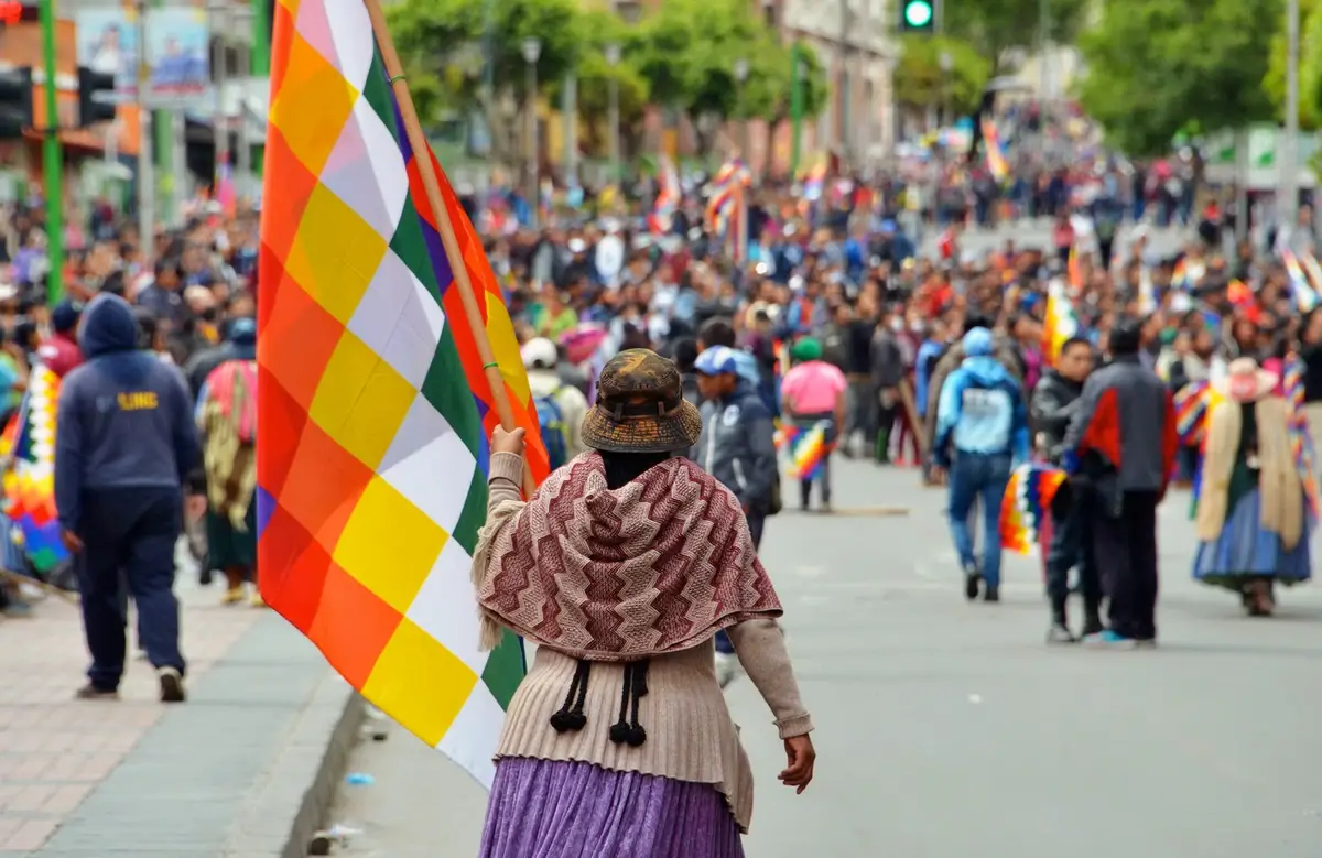Bolivia Wiphala flag