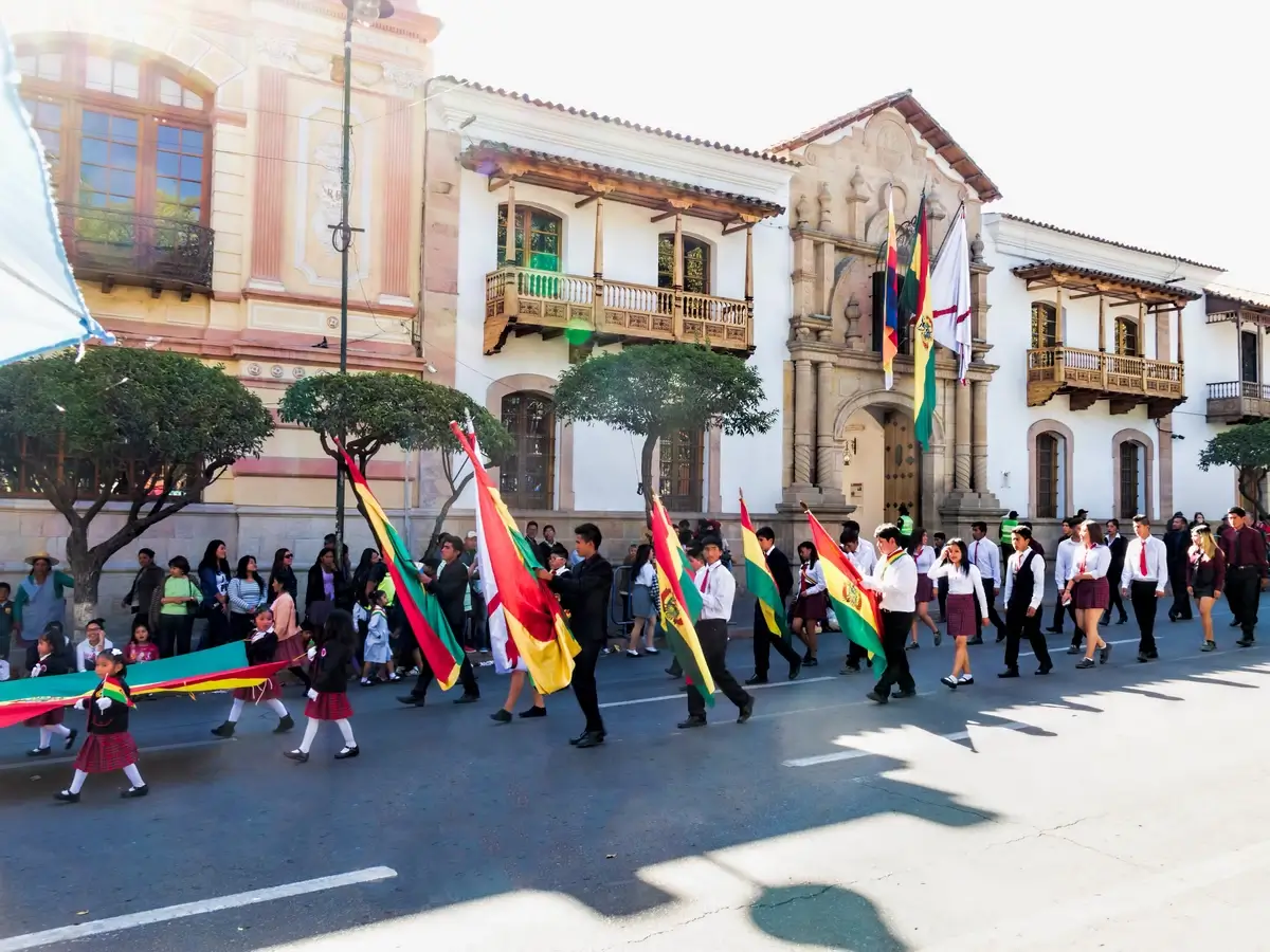 Bolivian parade