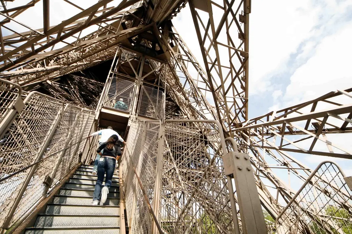 Eiffel Tower's staircases