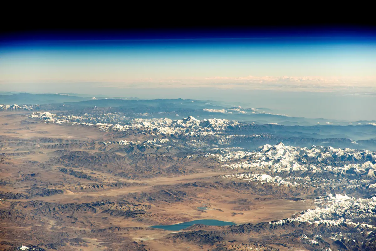 Himalayas from space