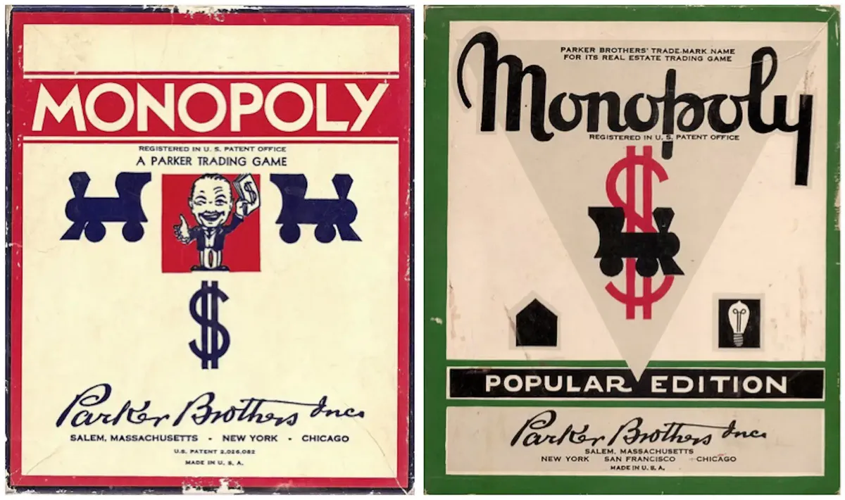 Monopoly box from the 1930s