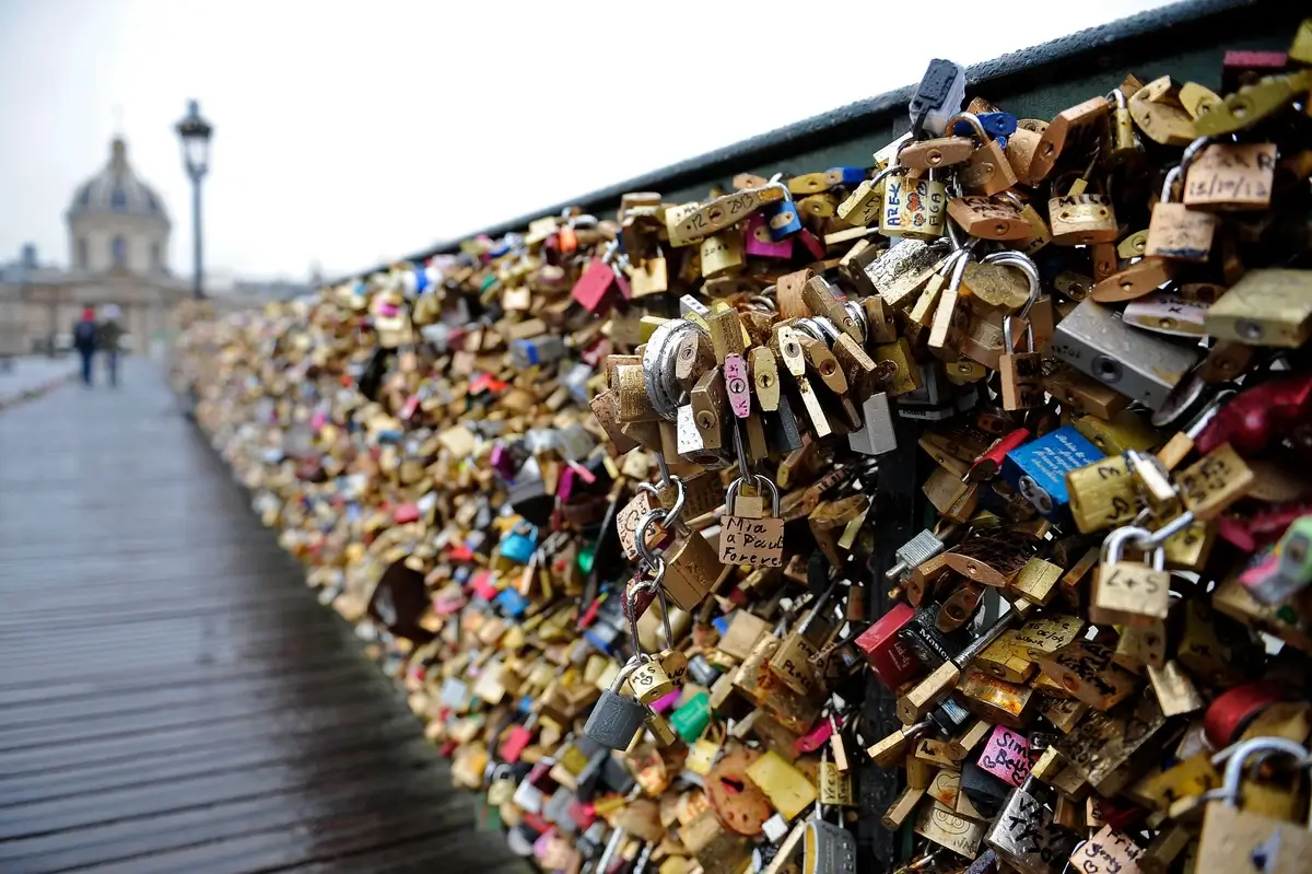 Paris Love Lock Bridge
