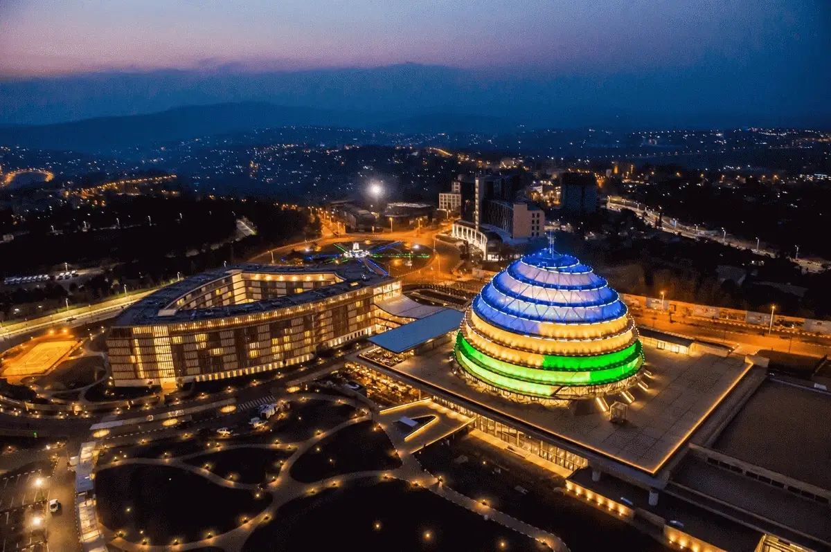 Kigali with noticeable tech infrastructures