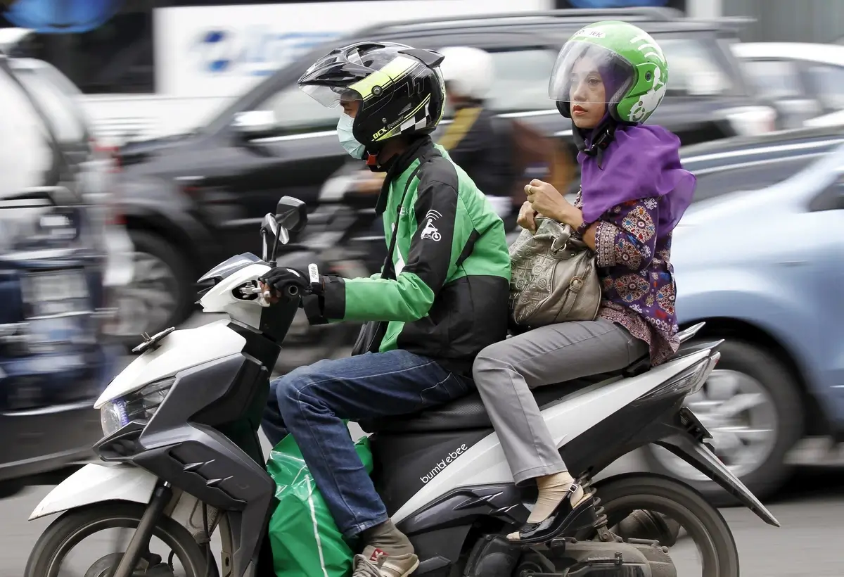 Mototaxi Ojek in Jakarta