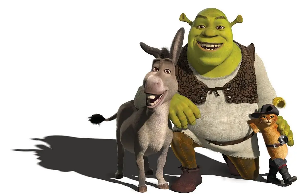 Shrek, Donkey, and Puss in Boots (Shrek)