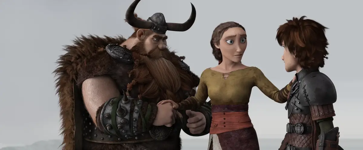 Stoick, Valka, and Hiccup (How to Train Your Dragon 2)