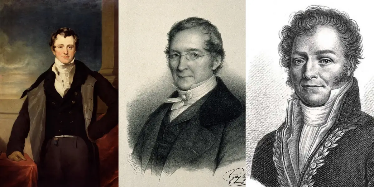 Sir Humphry Davy, and Joseph Louis Gay-Lussac and Louis Jacques Thénard