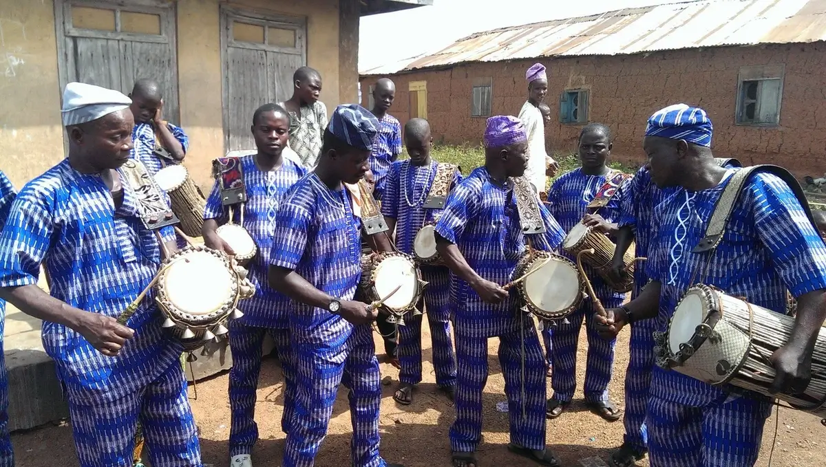Yoruba "talking drums"