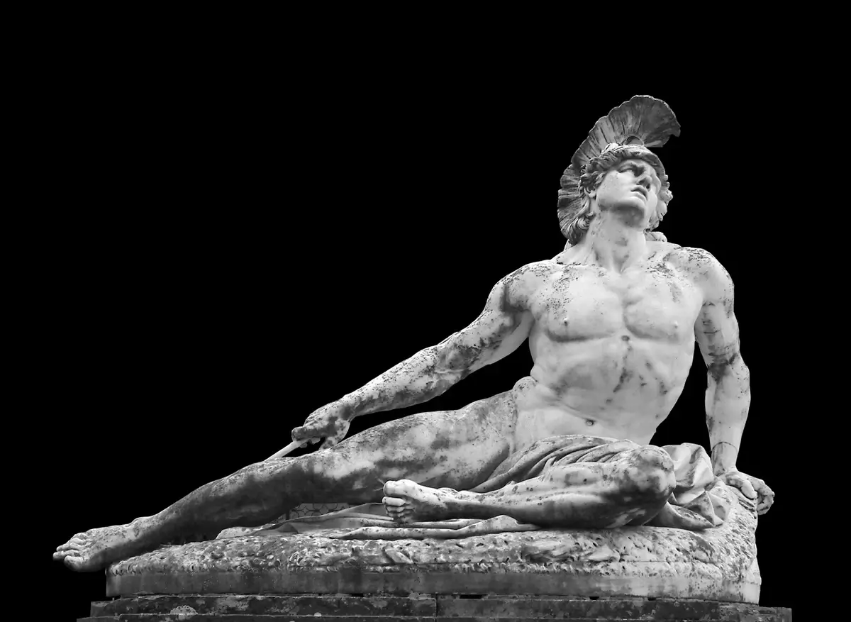 Sculpture of Achilles