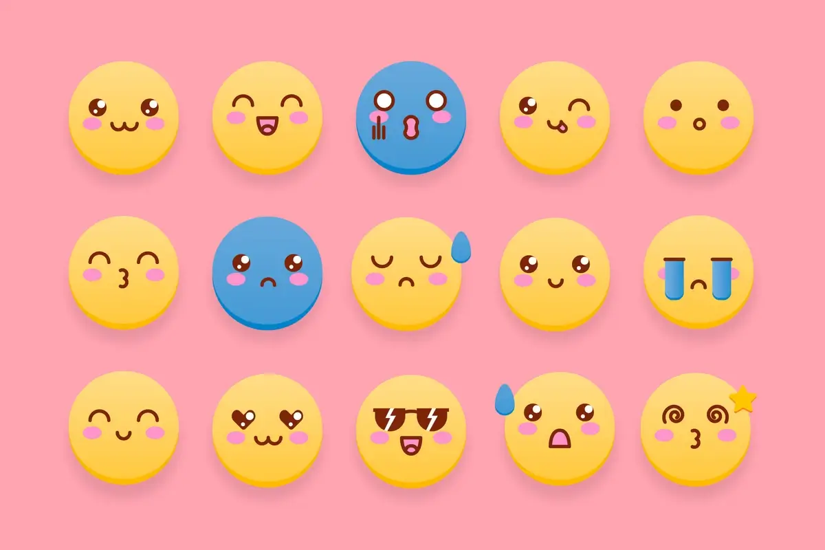 Various emojis