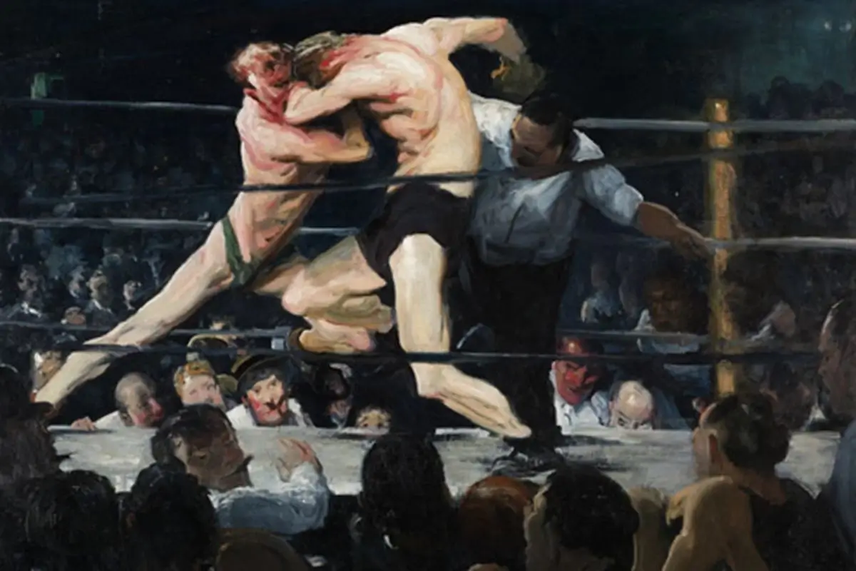 George Bellows' boxing-themed painting