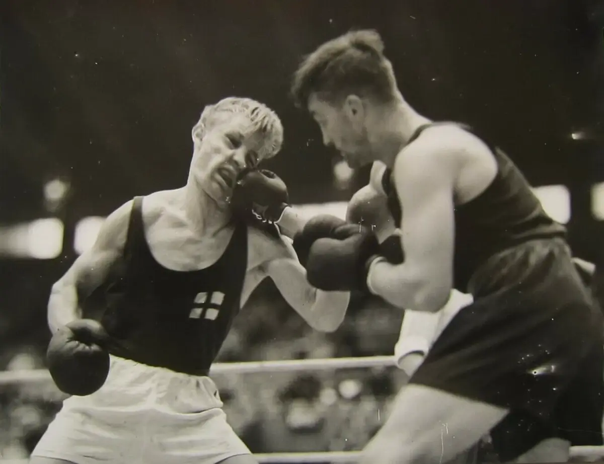 Harry Siljander (Finland) vs George Hunter (South Africa) - 1948, London, Summer Olympics Boxing