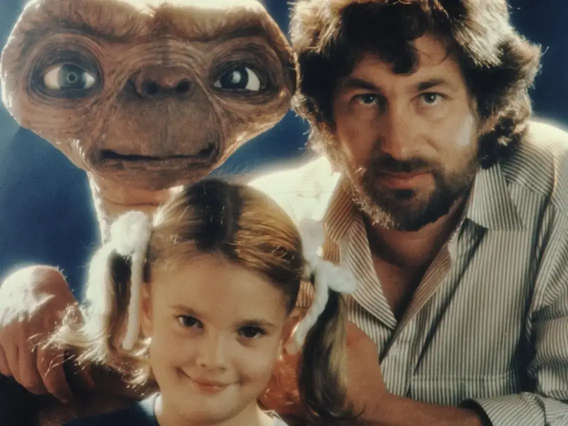Spielberg and Drew Barrymore, E.T. the Extra-Terrestrial