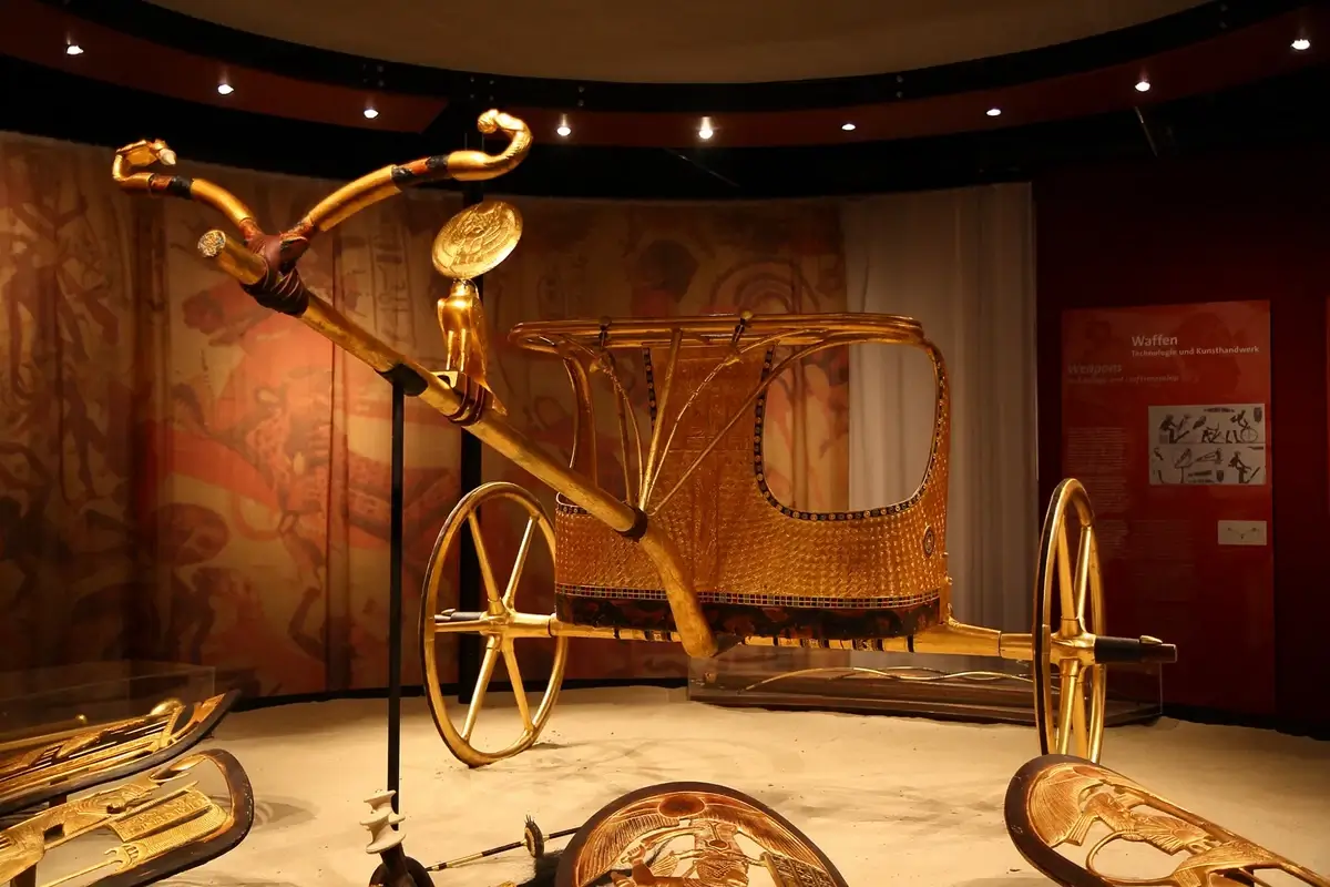 The chariot from King Tut's tomb