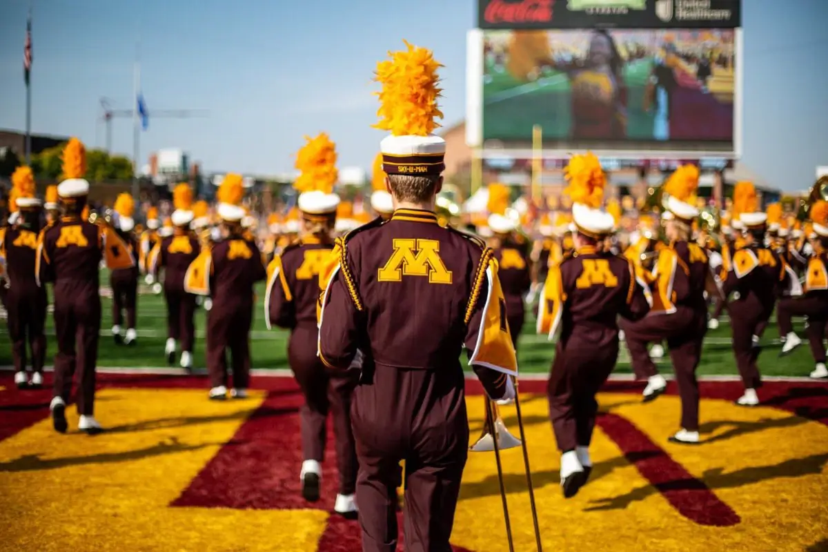 A University of Minnesota Marching Band