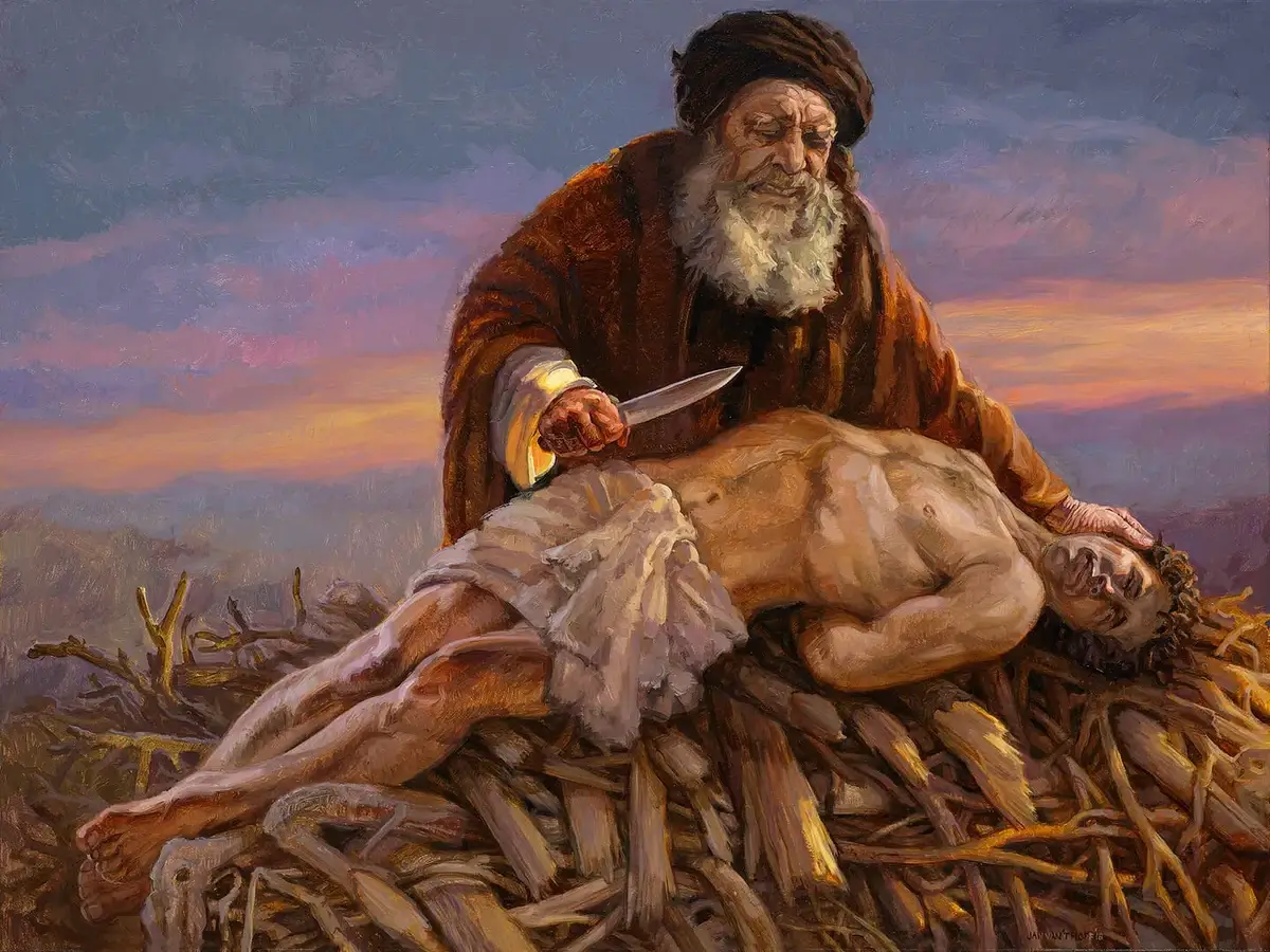 Abraham sacrifices his son Isaac