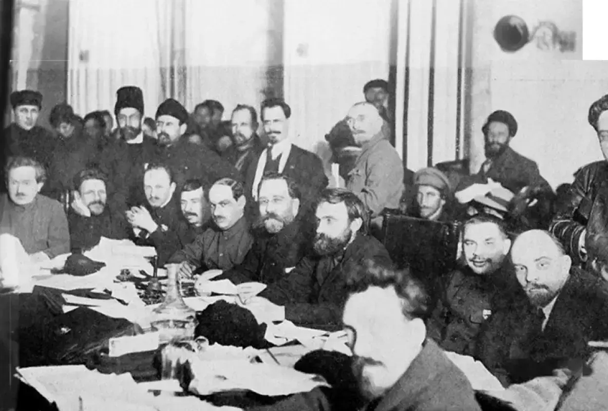 Bolshevik leaders in 1917