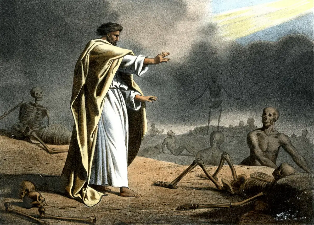 Ezekiel's vision of the Valley of Dry Bones
