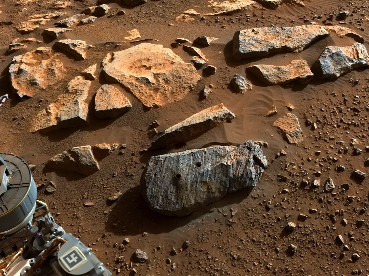 Mars rock samples