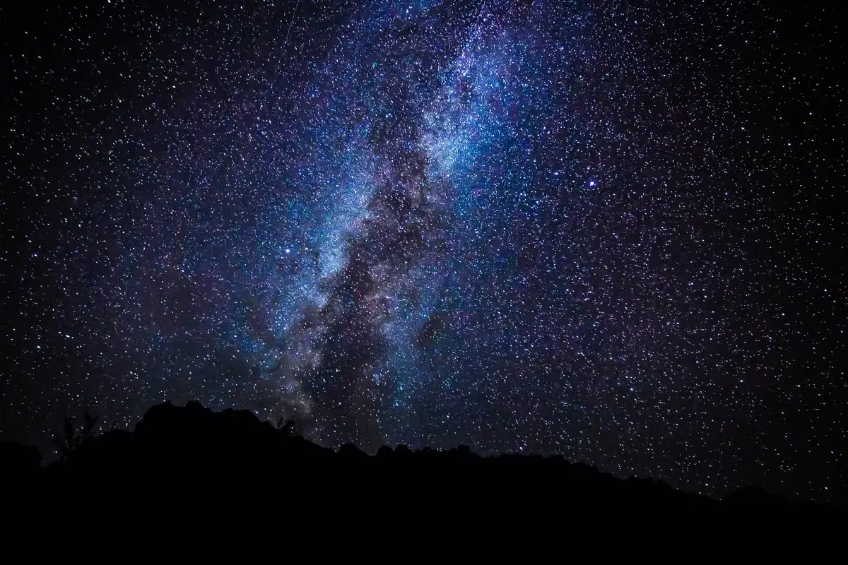 Night sky view from Death Valley
