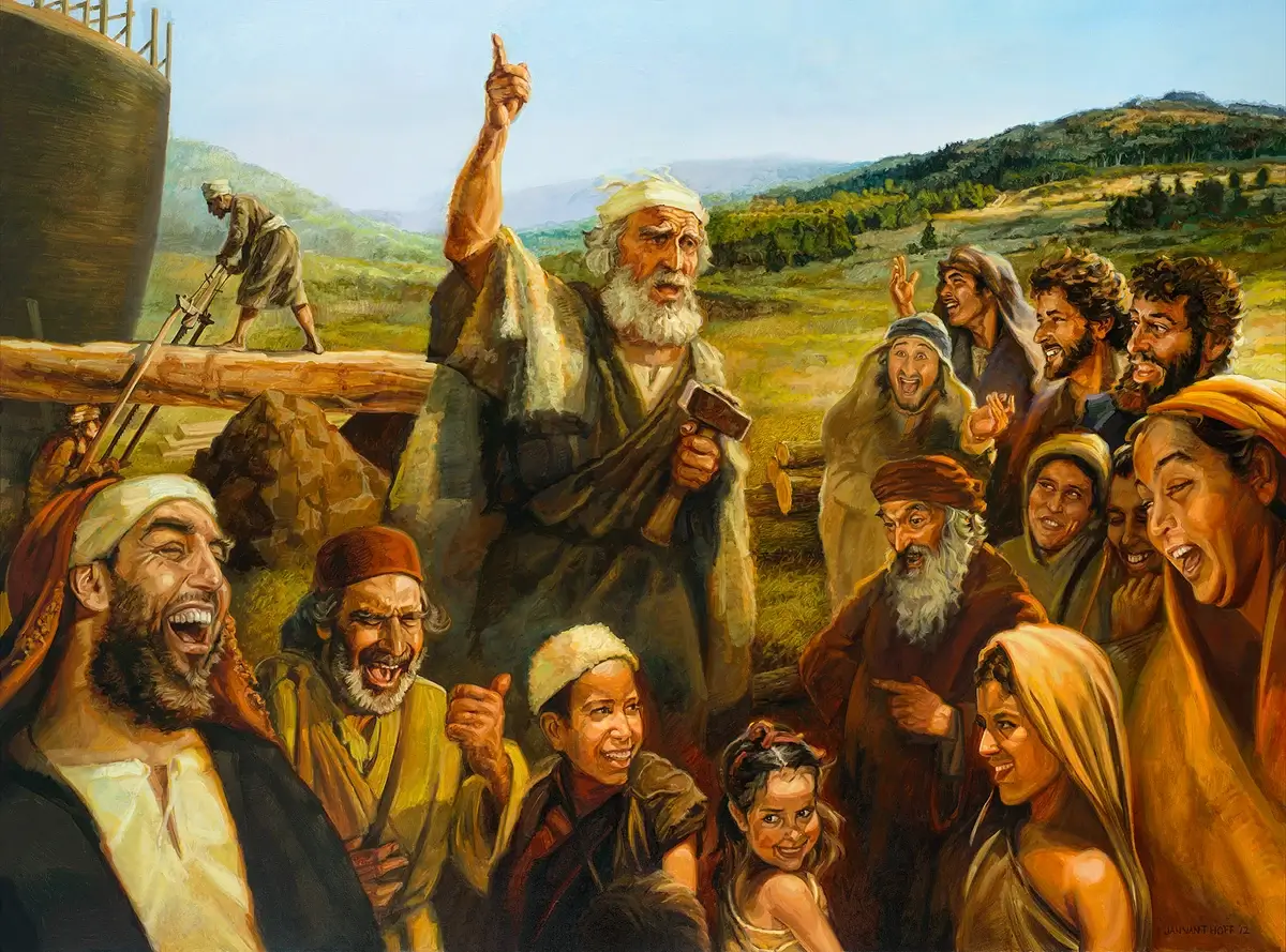 Noah warns the people