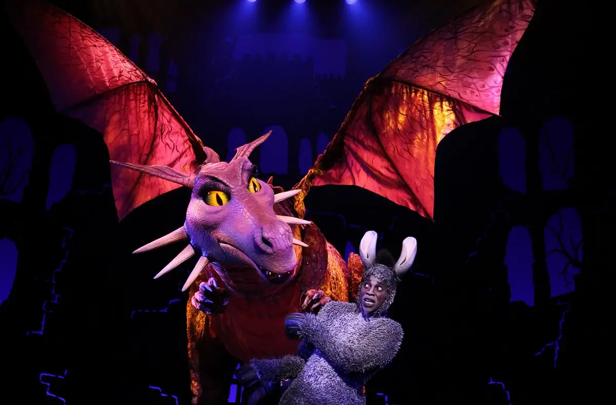 Shrek The Musical dragon puppet