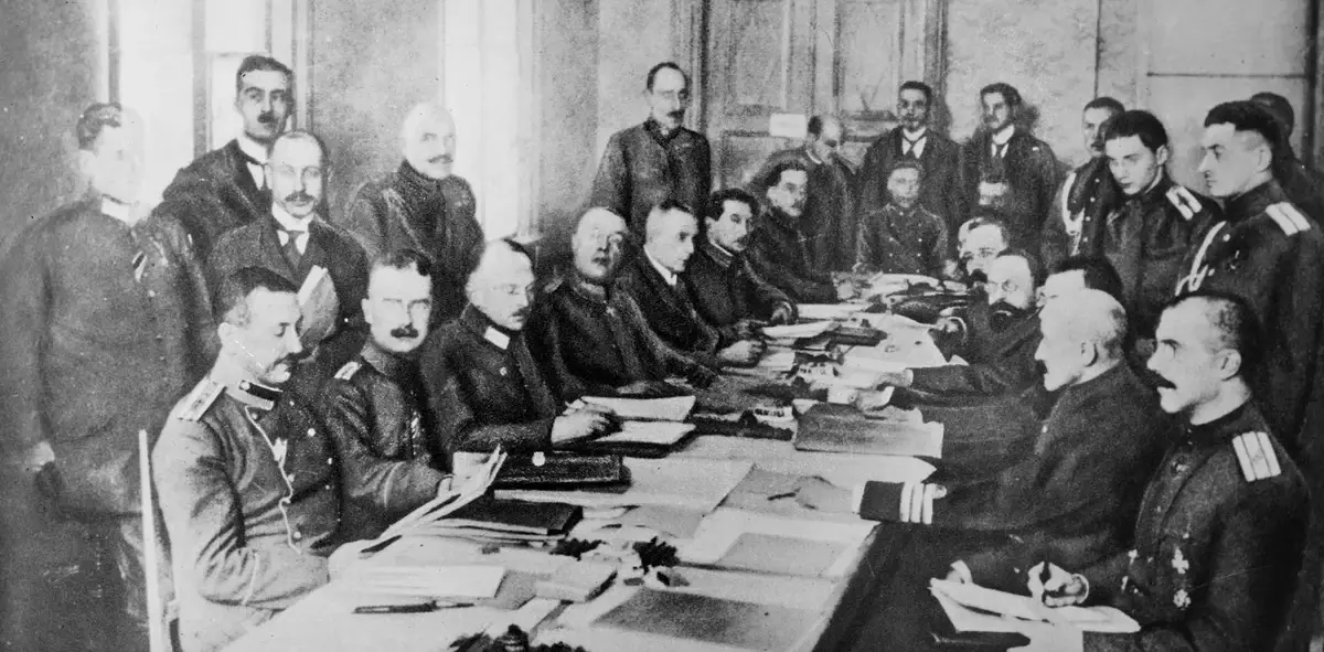 Signing of the Treaty of Brest-Litovsk
