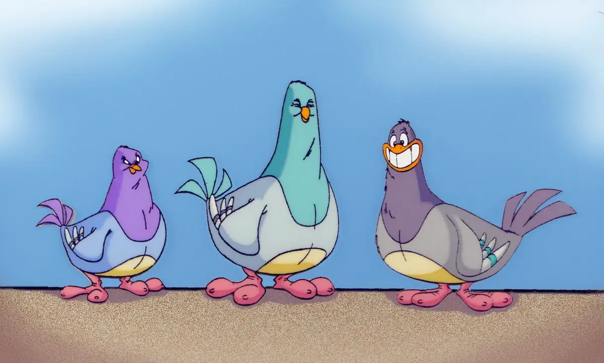 The Goodfeathers, a famous cartoon trio