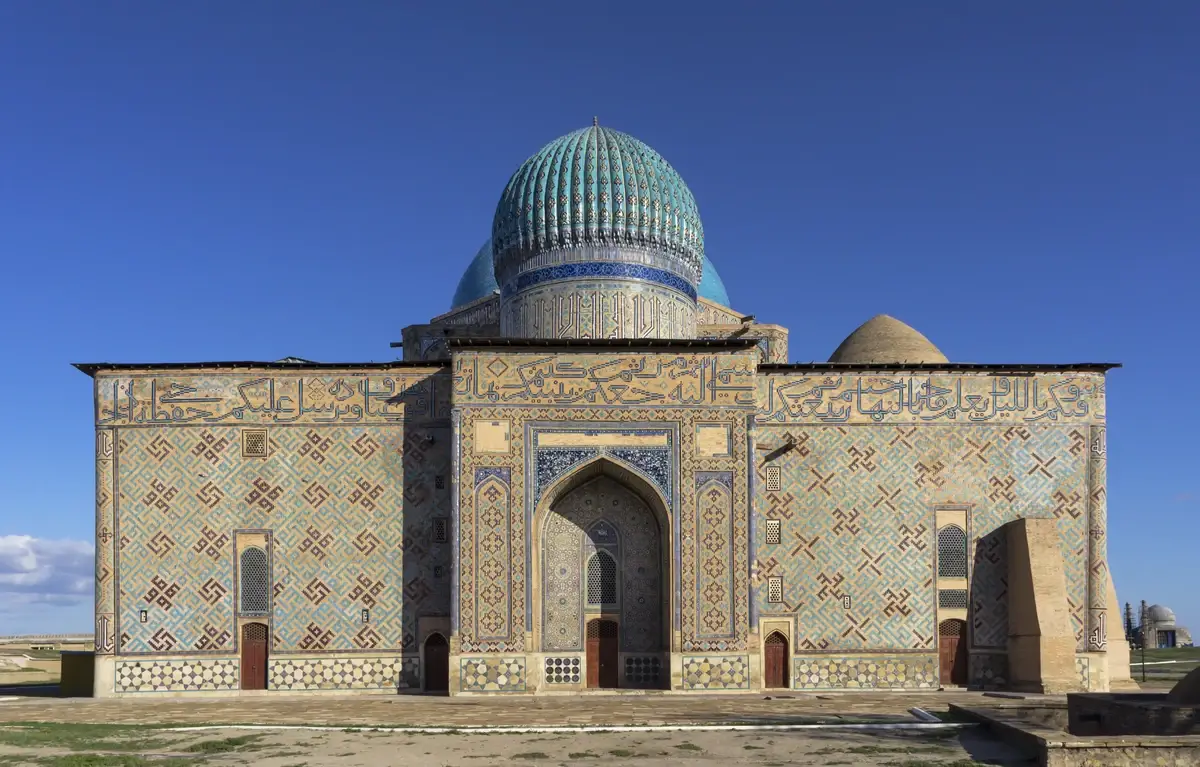 The Mausoleum of Khoja Ahmed Yasawi in Turkestan