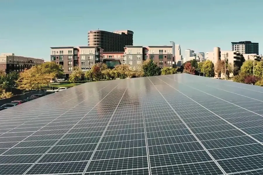 University of Minnesota solar panels