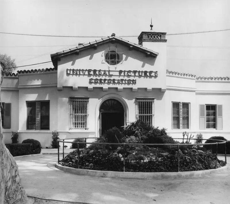 Vintage photo of Universal Pictures early studio