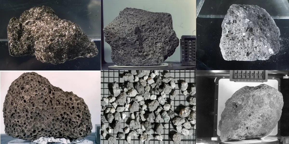Apollo mission's lunar rock samples