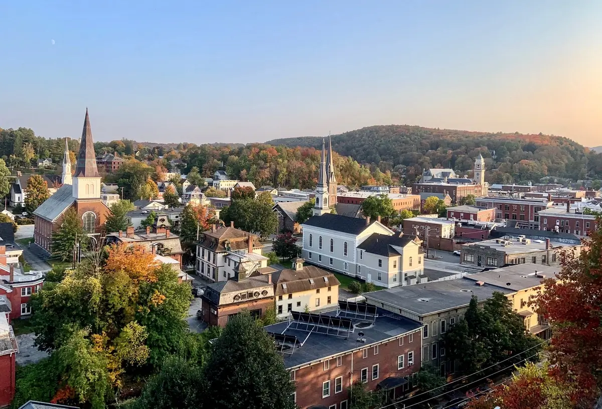 A scenic view of Montpelier