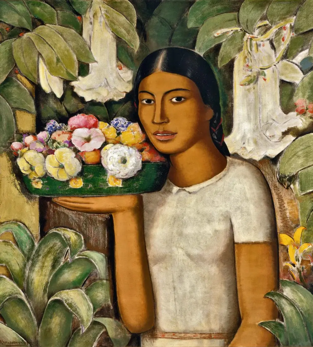 Alfredo Ramos Martínez, "Women with Flowers", 1932
