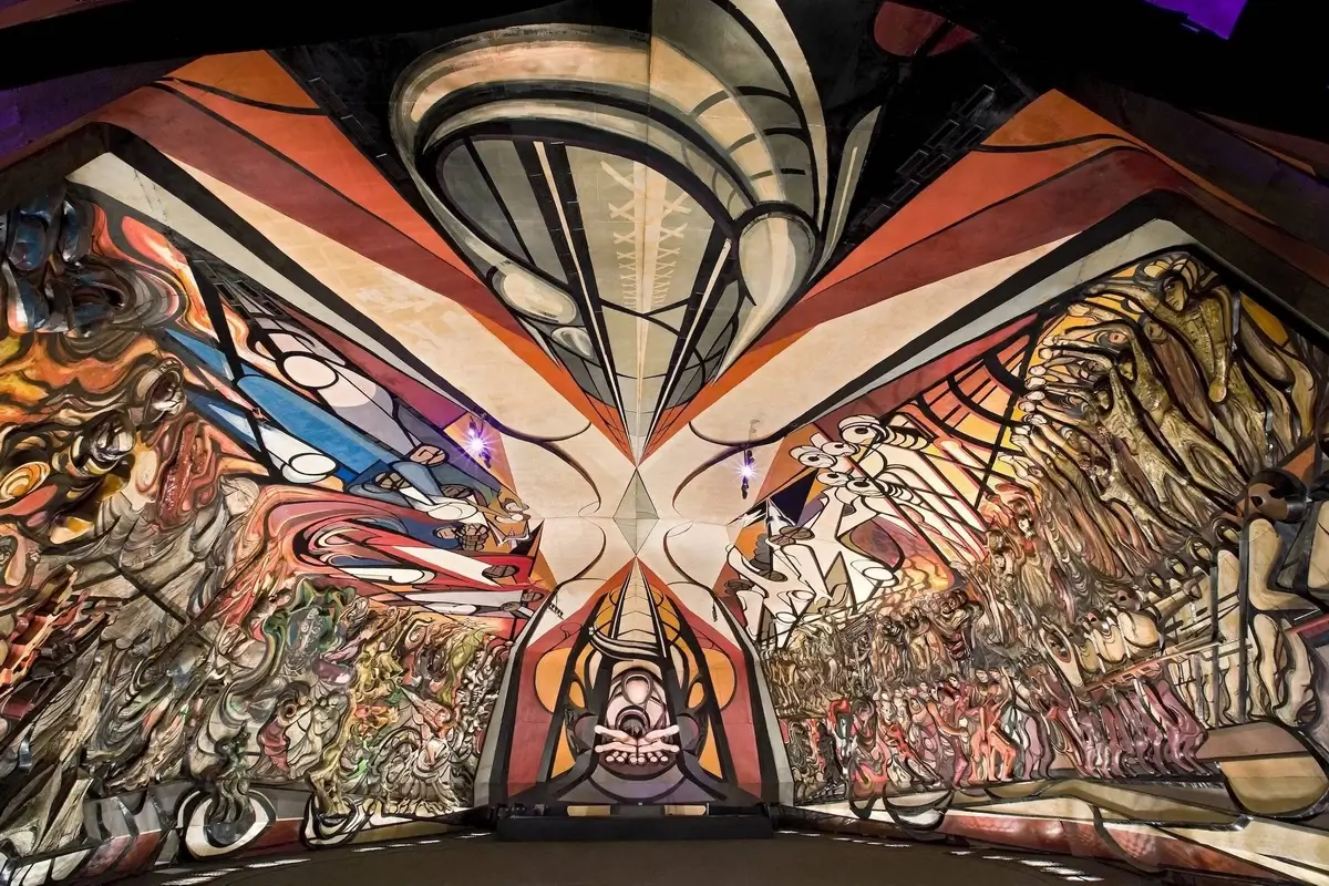 David Alfaro Siqueiros, "The March of Humanity" mural, (1965-71)