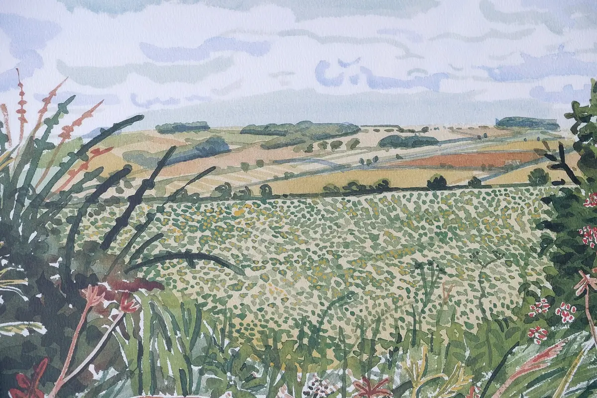 David Hockney, "Midsummer: East Yorkshire"