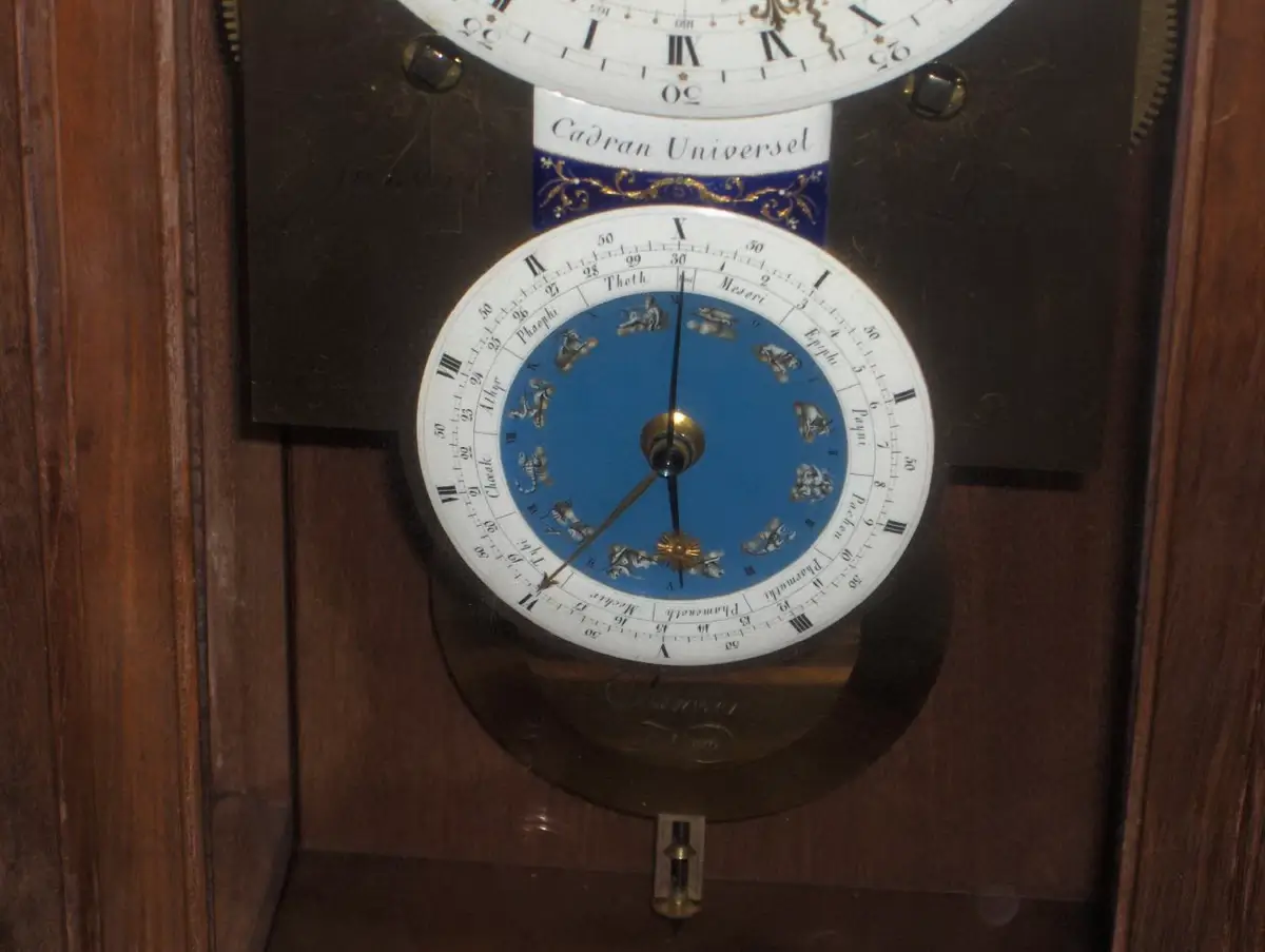 Decimal clocks used during the French Revolution