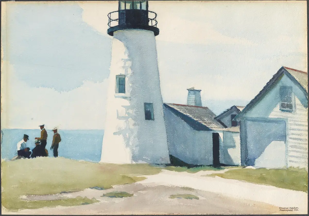 Edward Hopper, Pemaquid Light, (1929)