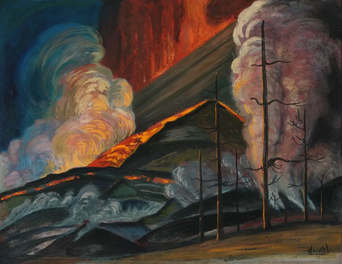 Gerardo Murillo, "Paricutín Volcano"