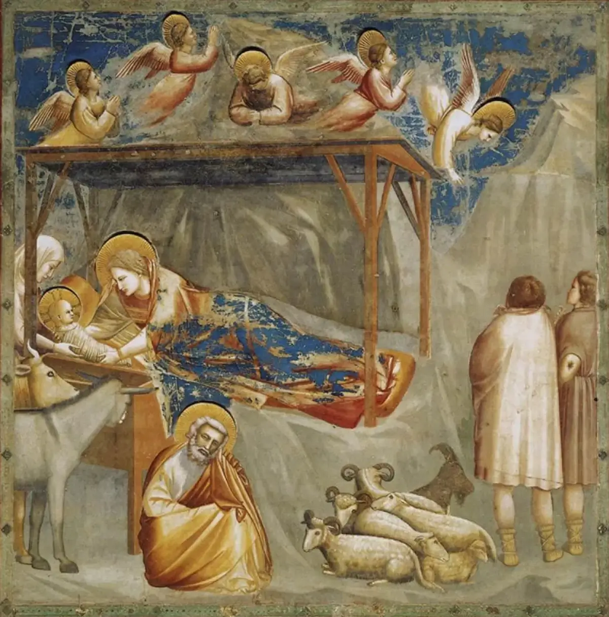 Giotto fresco "The Nativity"