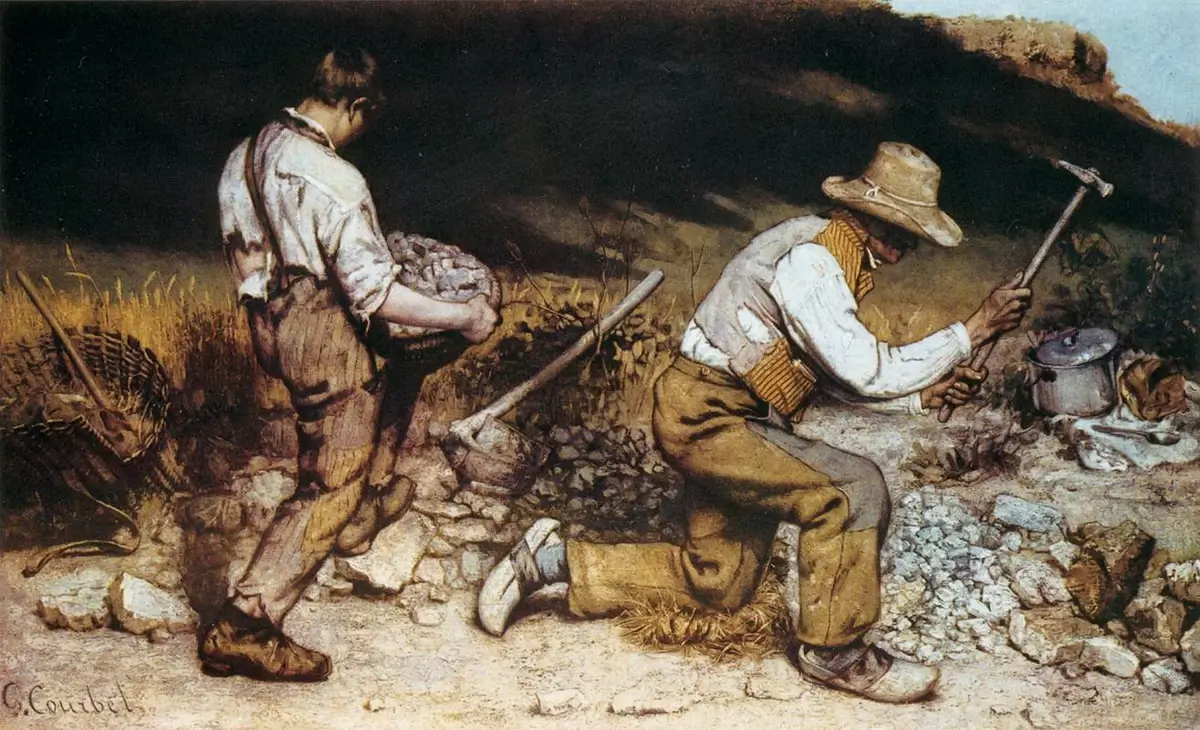 Gustave Courbet, "The Stonebreakers", 1849