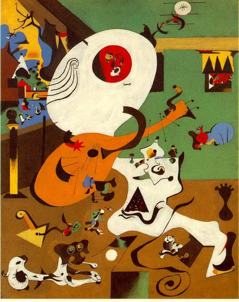 Joan Miró, "Dutch Interior (I)", 1928