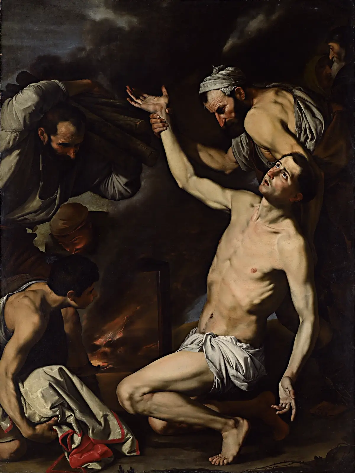 José de Ribera, "Martyrdom of Saint Lawrence", between 1620 and 1624