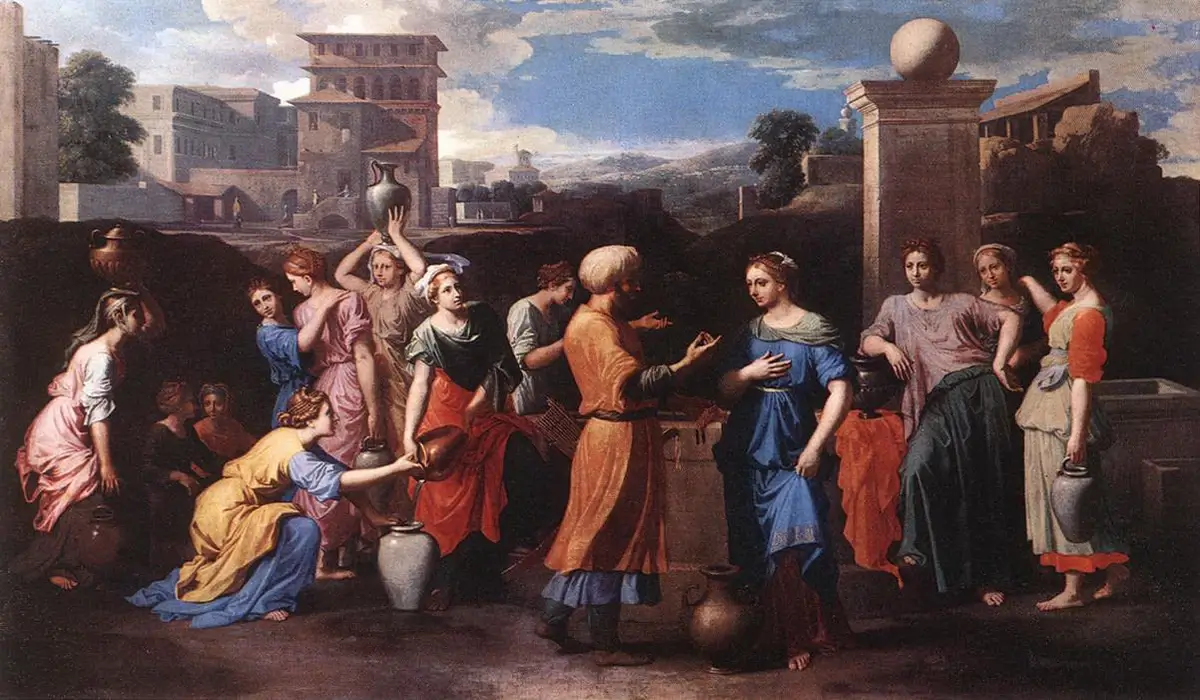 Nicolas Poussin, "Rebecca at the Well", 1648