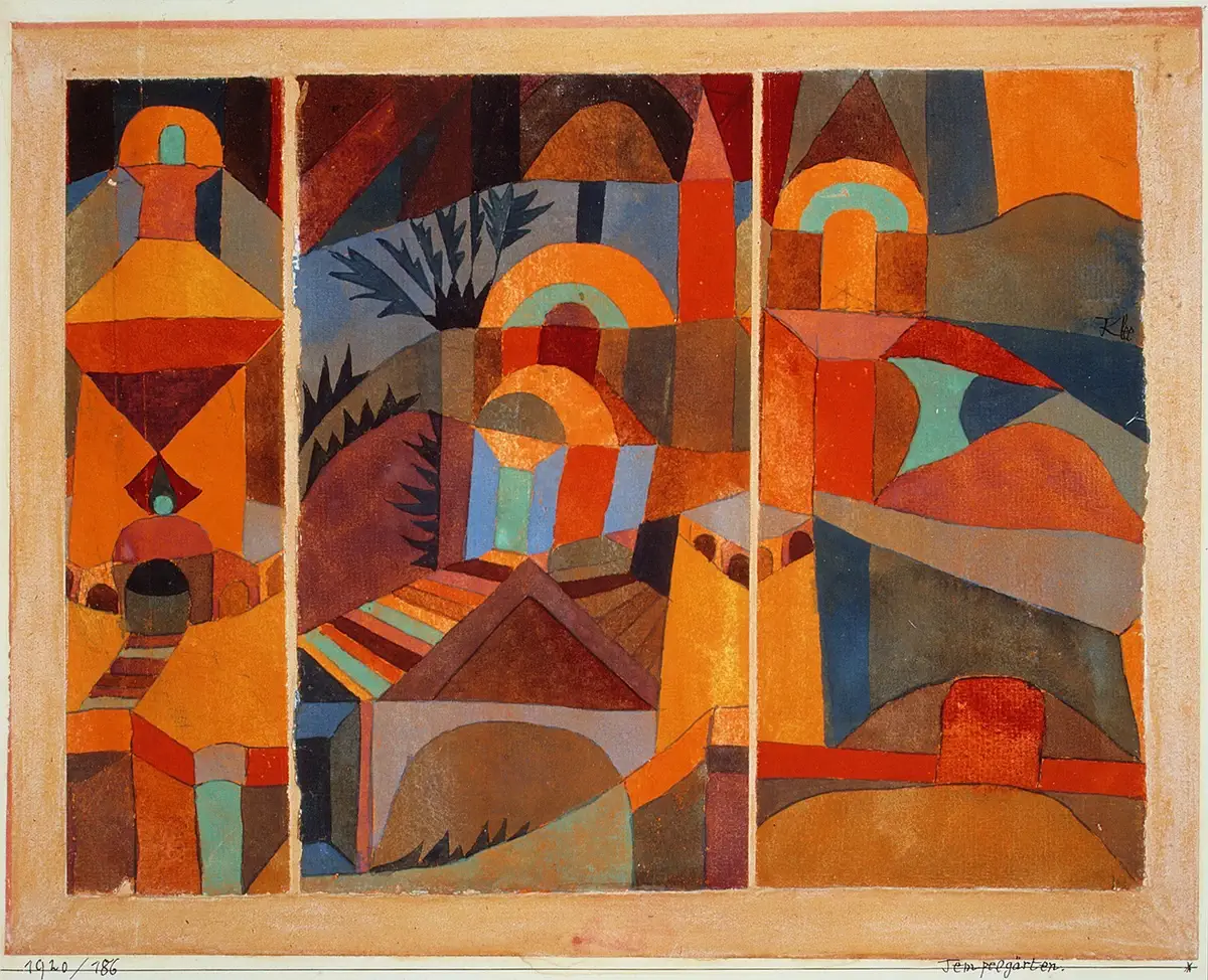 Paul Klee, "Tempelgärten", (1920)