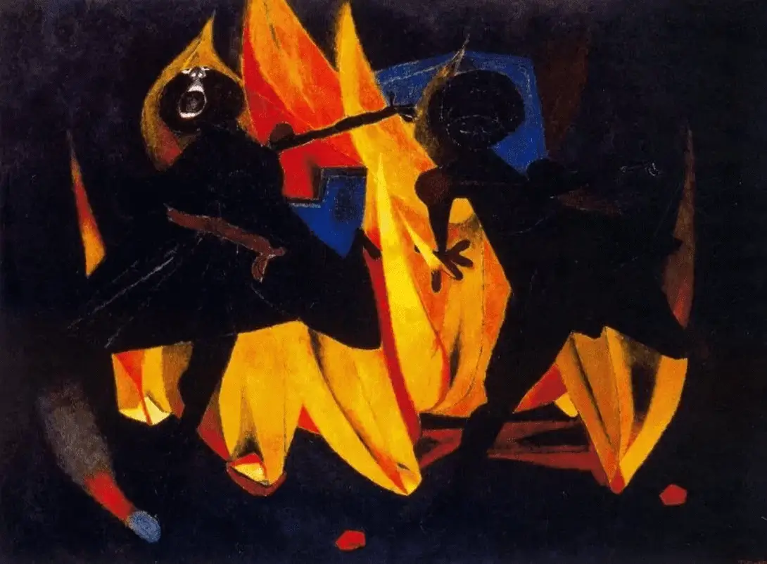 Rufino Tamayo, "Children Playing with Fire", 1947